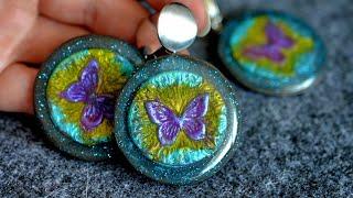 Creating Color Shifting Butterfly Earrings Polymer Clay Tutorial