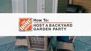 Hosting a Backyard Garden Party | Patio Design Ideas | The Home Depot