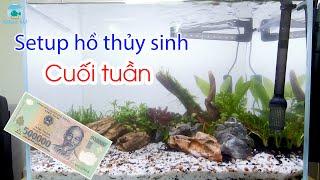 Vlog 2 - Cuối tuần mưa gió đi Set bể thủy sinh - Thủy Sinh 4U