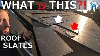 How NOT to SLATE A ROOF! Cowboy vs DIY slating. Roofing problems!