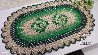 Oval Crochet Rug Encanto do Verde – Step by Step for Beginners