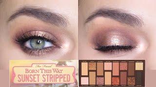 Dramatic Halo Eye look, NEW!! Sunset Stripped Palette!