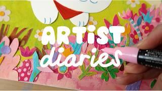 Painting a Picture Book Cover  Illustrator Diaries #3