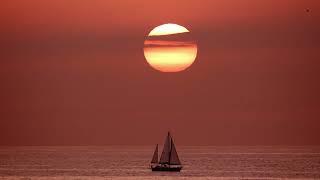 VIEW OF HORIZON IN THE SEA WHILE SAILBOAT - FREE STOCK VIDEO FOOTAGE