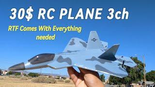 Cheap RC Plane For Beginners 30$ RTF F22 Raptor