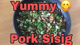 PORK SISIG | ONE OF MY FAVOURITE DISH | LUTONG PINOY | BY EMZMAY