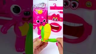 Miniature PinkFong & Washing Machine Eating Corn Set Toys | Satisfying ASMR Unboxing with Subi ASMR