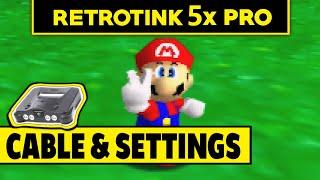 Retrotink5x PRO Nintendo 64 Setup (NTSC & PAL): Recommended Settings and RGB & S-Video Cables