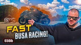 We RACED The FASTEST BUILT MOTOR Suzuki Hayabusa's in AMERICA!