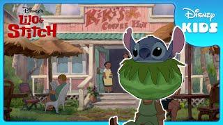 Stitch Learns about ELVIS!  | Lilo and Stitch | Disney Kids