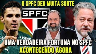 O SÃO PAULO DEU MUITA SORTE! UMA VERDADEIRA FORTUNA NO SPFC! ACONTECENDO AGORA DE FORMA ESPETACULAR!