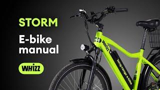 Check out Whizz Storm e-bike manual  Ride with Whizz!