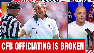 College Football Officiating Was HORRIBLE Saturday - Josh Pate Reaction