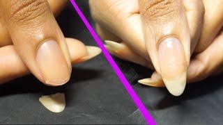 New Method! How to Easily Fix a Completely Broken Nail  Hairitage93