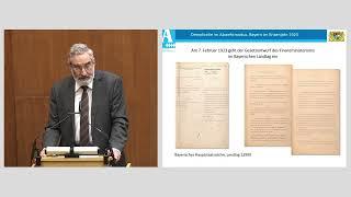 Die Abfindung der Wittelsbacher nach 1918: Vortrag von Gerhard Immler | #Krisenjahr1923