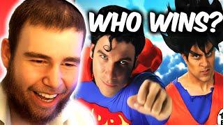 GOKU VS SUPERMAN RAP BATTLE?!