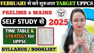 Target UPPCS 2025: Complete BooklistStrategy & Time Table for Prelims & Mains @aspirantstrength