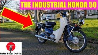 T2000 honda press cub 50 (ride & review) - 2002 honda c50 press cub- he INDUSTRIAL Honda 50!