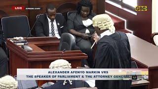 Alexander Afenyo Markin vrs the Speaker of Parliament & the Attorney General || 30th October 2024