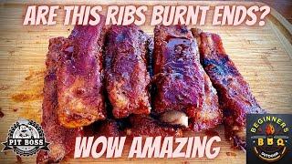 Pit boss party ribs - ribs on pellet grill - how to smoke bbq ribs on pellet grill