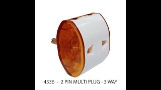 Multi Plug   4336   2 Pin Multi PLug 3 Way - AIRFIT