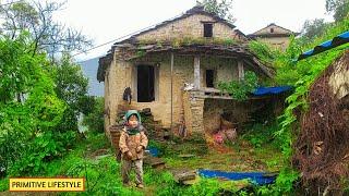 Most Peaceful And Relaxing Mountain Village Life of Nepal |Most Rainy Day | Village Life of Nepal