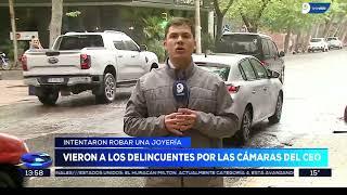 Robo y persecución en una joyería de Mendoza