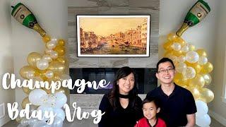 CHAMPAGNE BALLOON GARLAND BIRTHDAY | HUBBY BDAY VLOG 2021 ANGIE LOWIS