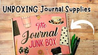 UNBOXING Junk Journal Supplies \\ JOURNAL JUNK BOX #journaljunkbox