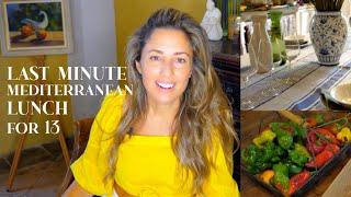 LAST MINUTE MEDITERRANEAN SUMMER LUNCH FOR FRIENDS: Cooking from a Garden in Italy