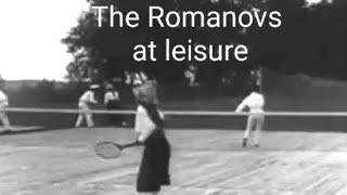 Romanov family at leisure