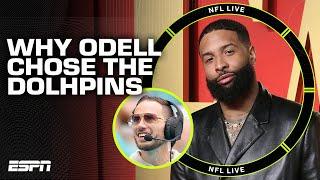 Odell Beckham Jr. believes Mike McDaniel will get him the ball! - Jeremy Fowler | NFL Live