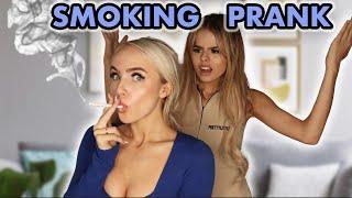 SMOKING PRANK ON MY SISTER... *heated argument*