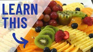 How to arrange a FRUIT PLATTER like a pro