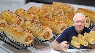 EASY CHICKEN Sausage Rolls – PERFECT Party Snack