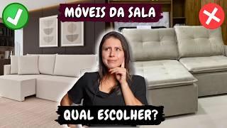 MÓVEIS QUE NÃO INDICO PARA UMA SALA ELEGANTE E ATEMPORAL - E MÓVEIS QUE INDICO