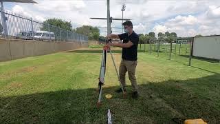 Setup dumpy level & balancing