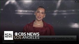 Dua Lipa on her upcoming CBS special "An Evening with Dua Lipa"