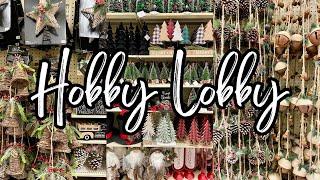 HOBBY LOBBY CHRISTMAS 2024 • Rustic Collection • SHOP WITH ME