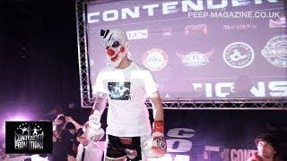 CONTENDER PROMOTIONS K 1 TITLE IRTAZA HAIDER Vs JOHN CAIRNS peep magazine