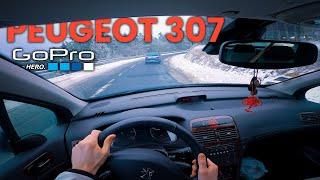 POV Driving Peugeot 307 ️ - The Snow Has Arrived!