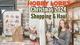 2024 CHRISTMAS | Hobby Lobby Shop With Me & Haul