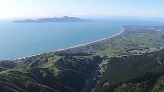 Cessna fly over Transmission Gully-Tawa to Otaki.Full length Video.Shot 1/10/21