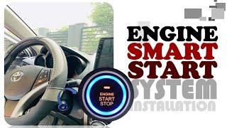 Smart Engine Start and Entry System [PART 2] How to install push start button #Toyota #KeylessEntry