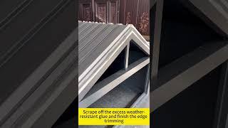 How to install heat insulated aluminum  tiles and panels board for roofing  #aluminum roofing panel