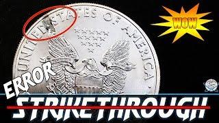 HUGE Strikethrough Error on this Silver Eagle!