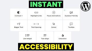 Make Any WordPress Site Accessible & User Friendly Instantly | Fix WordPress Accessibility Issues