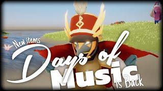 Days of Music - New Items- First Look | SkyBeta | Sky Cotl | Noob Mode