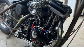 Harley sportster chopper exhaust