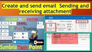 Create and send email  Sending and receiving attachments